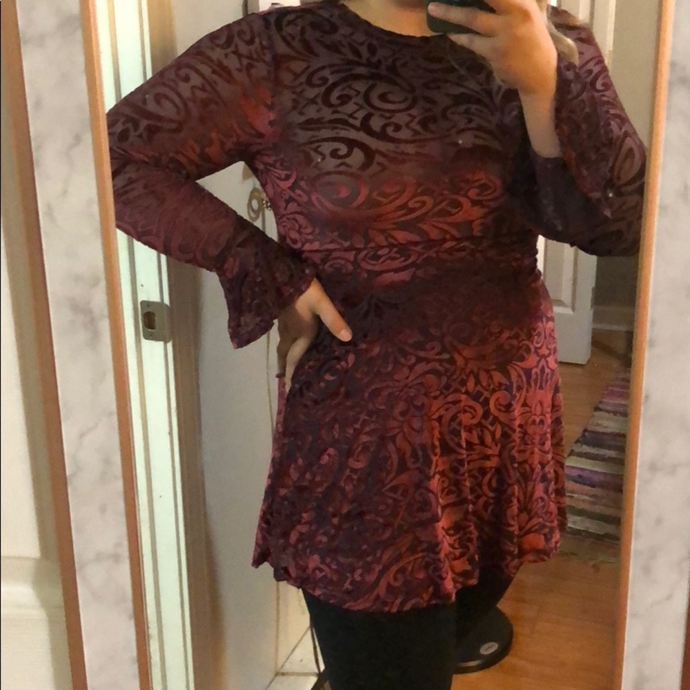 Velvet mini dress